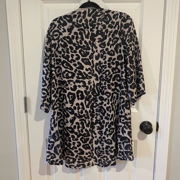 NWT Pink Milly Leopard Print Duster - Size Small - Picture 2 of 6